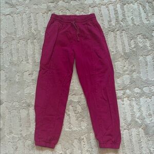 Franki by Francesca Kids cranberry Jogger Pants 8 EUC